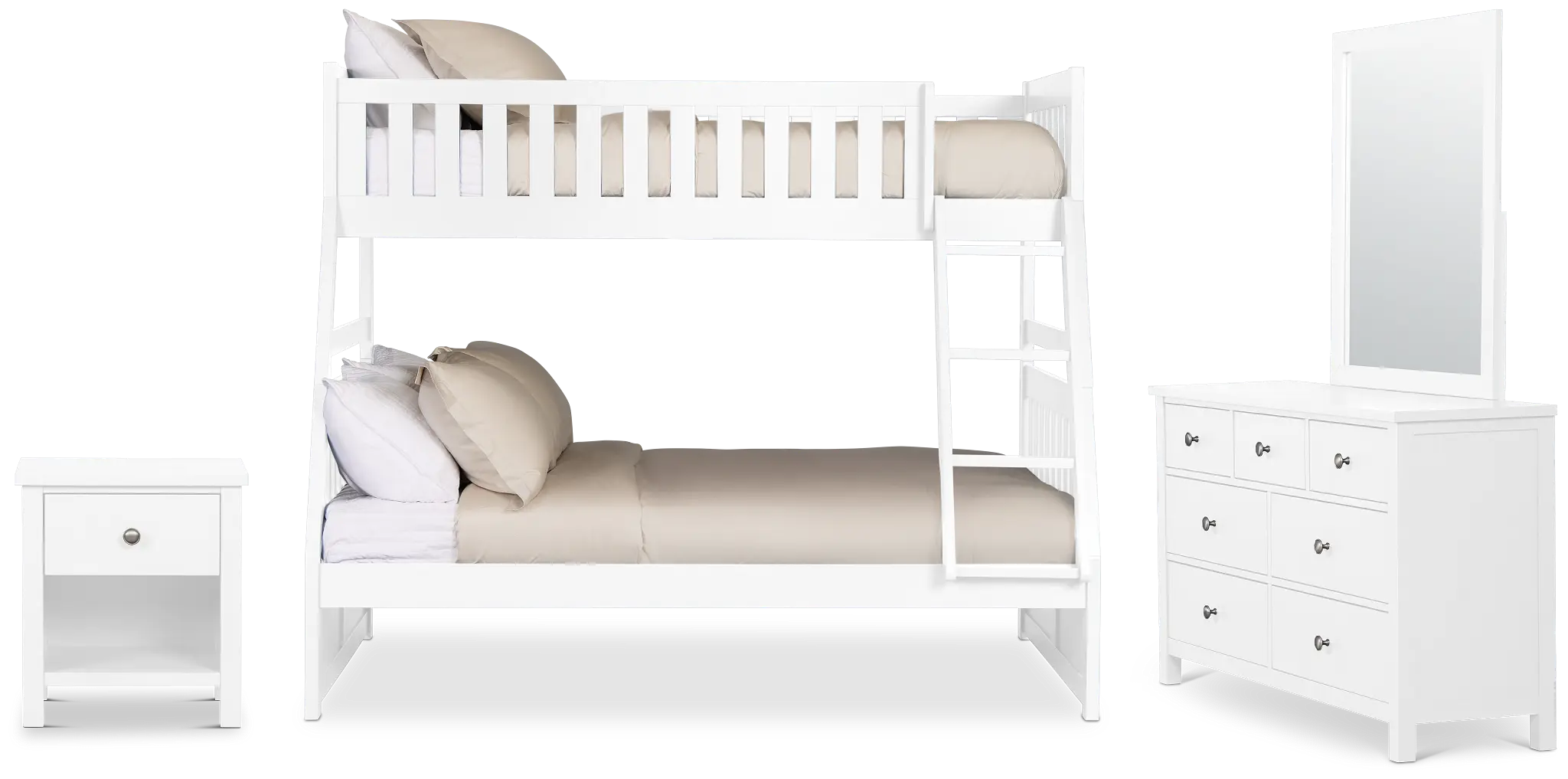 Charleston White Bunk Bed Bedroom Charleston White Bunk Bed Bedroom