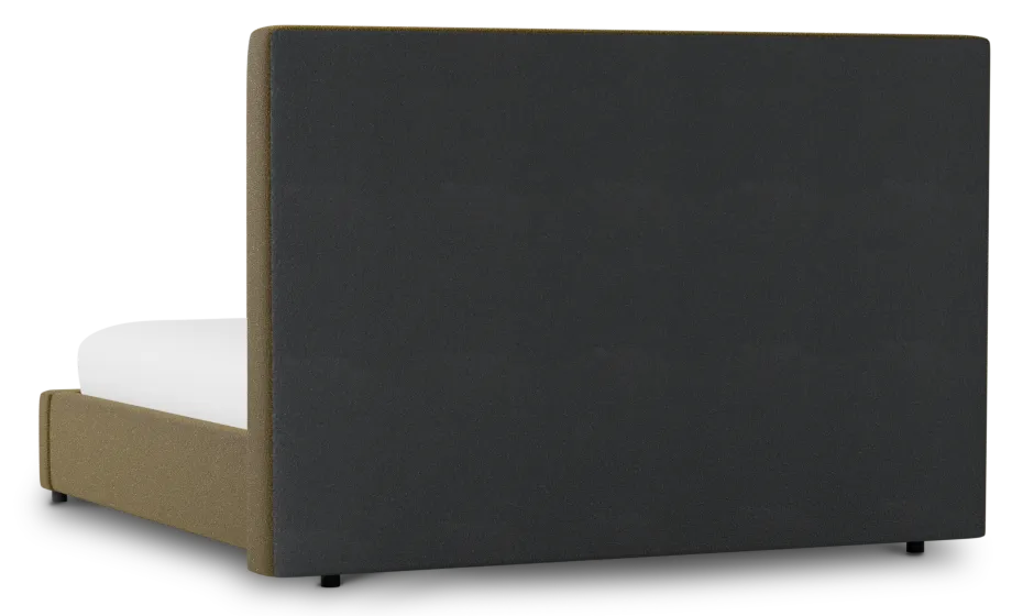 Grayton Elite Dark Green 54" Upholstered Platform Bed