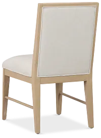 Castello Light Tone Upholstered Side Chair