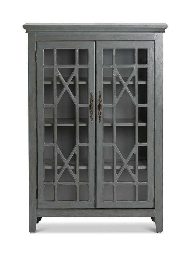 Alexis Gray Tall Two-door Cabinet (1)