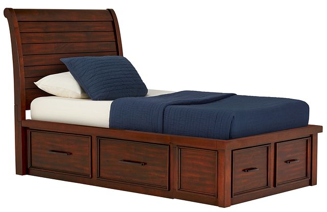 Napa Dark Tone 6-drawer Sleigh Storage Bed (0)