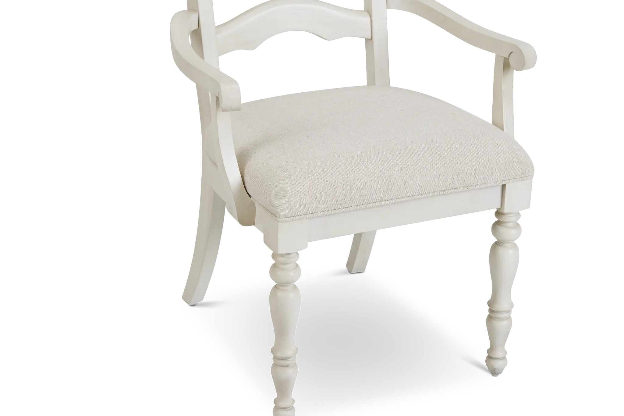 Savannah Ivory Upholstered Arm Chair