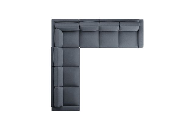 Edgewater Victory Dark Blue Large Two-arm Sectional