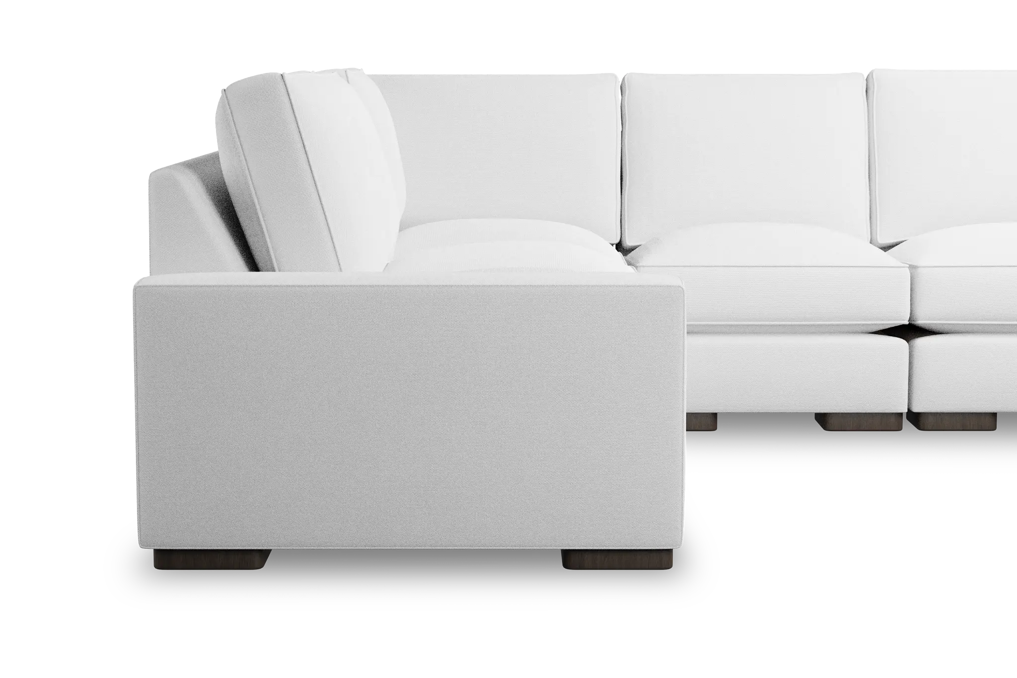 Edgewater Peyton White Medium Two-arm Sectional Edgewater Peyton White Medium Two-arm Sectional