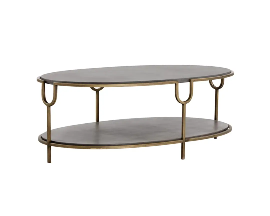 Sonny Gray Oval Coffee Table Sonny Gray Oval Coffee Table