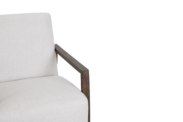Furman Light Beige Fabric Accent Chair