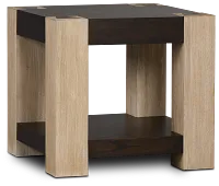 Jacob Two-tone Square End Table