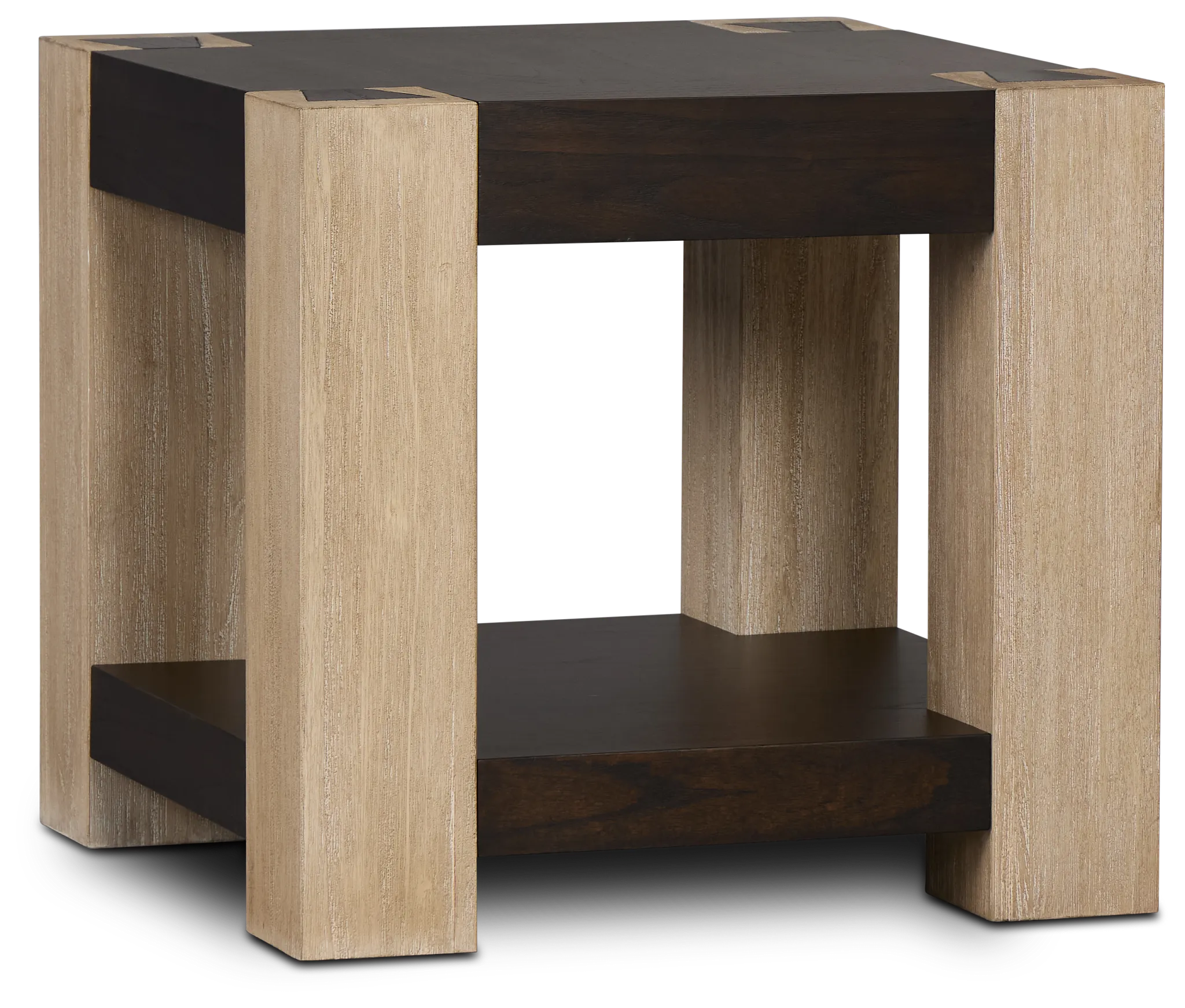 Jacob Two-tone Square End Table