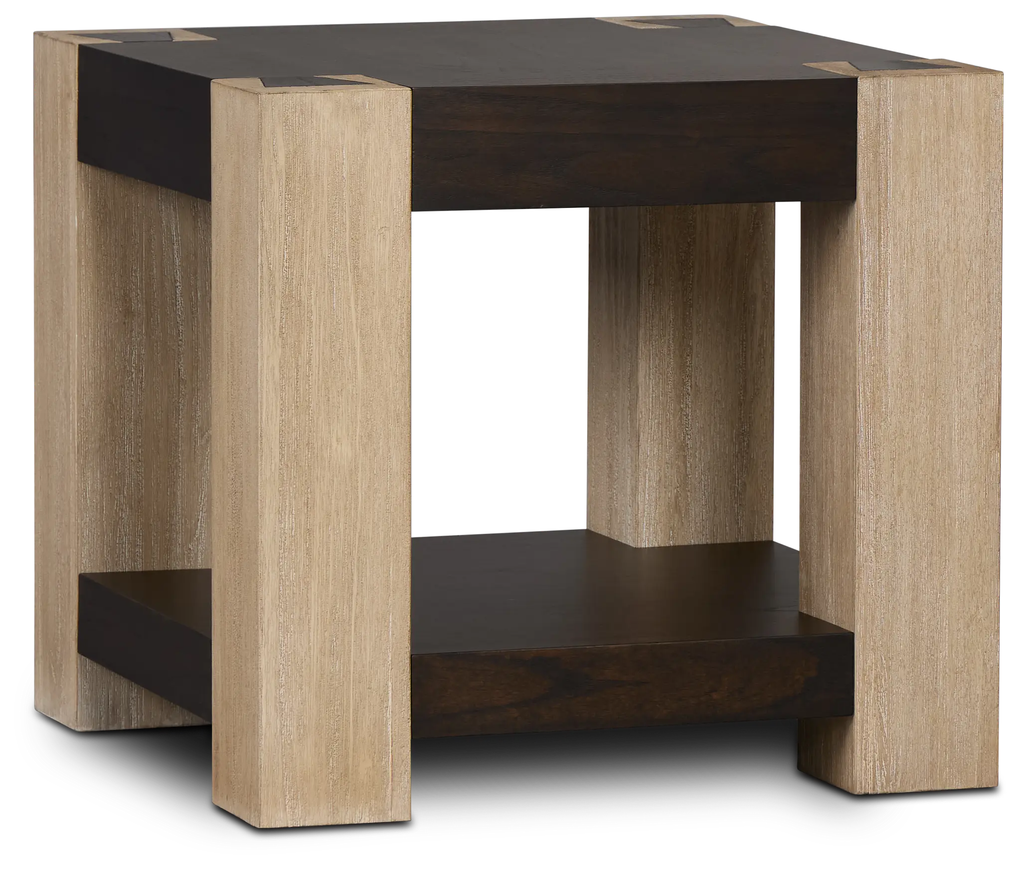 Jacob Two-tone Square End Table Jacob Two-tone Square End Table
