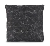 Valletta Black 20" Indoor/outdoor Square Accent Pillow