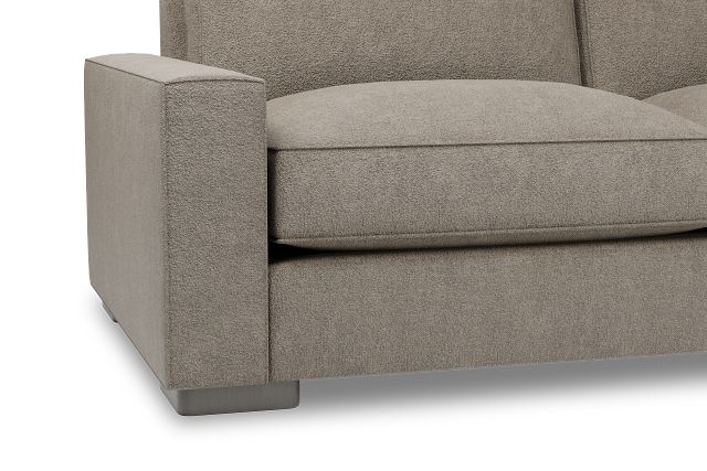 Edgewater Elite Brown 84" Sofa W/ 2 Cushions