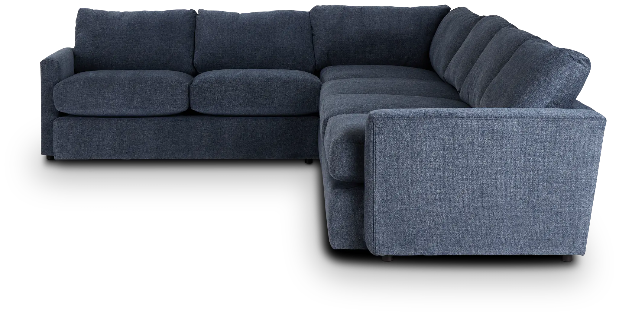 Noah Blue Fabric Medium Two-arm Sectional Noah Blue Fabric Medium Two-arm Sectional