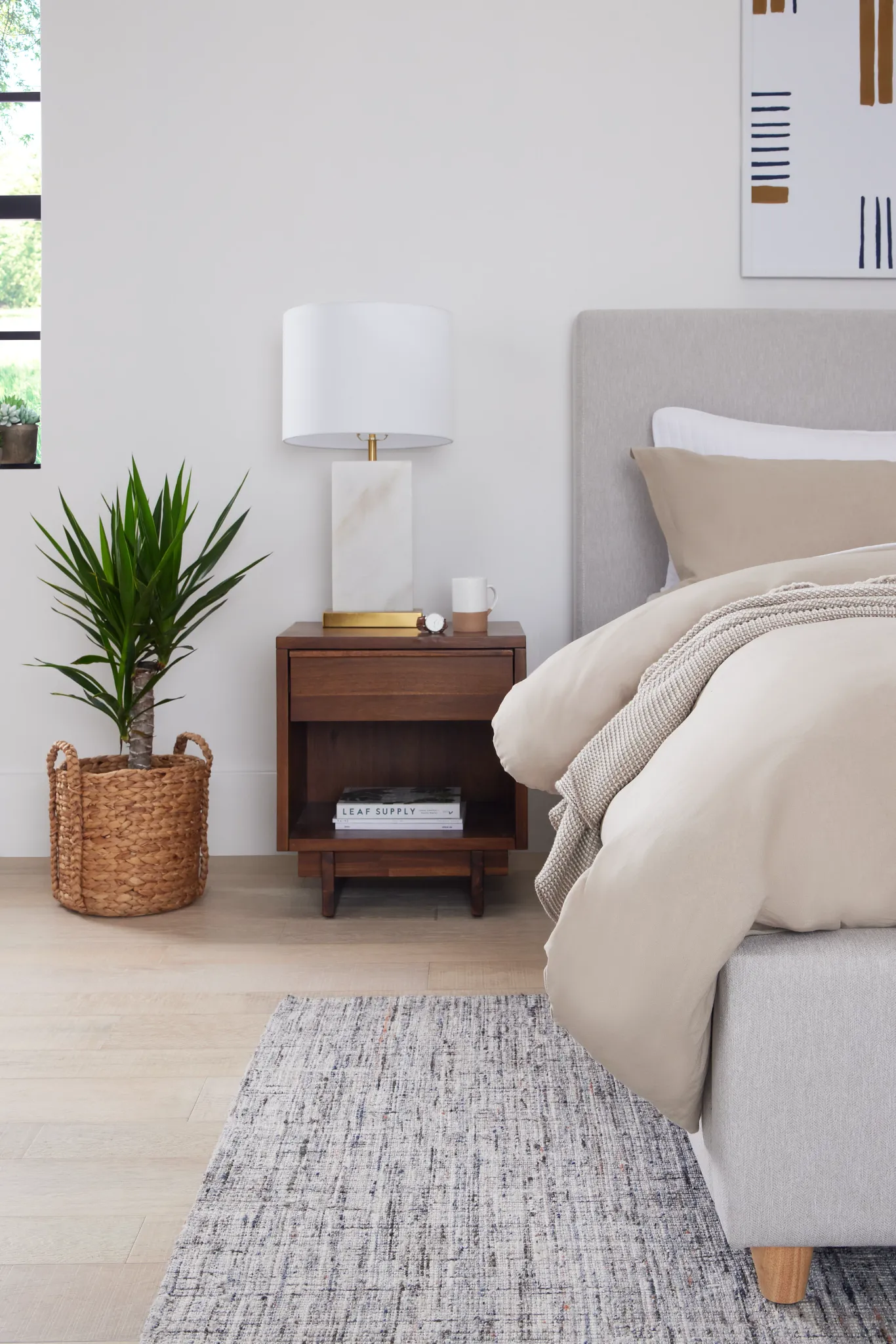 Bowery Dark Tone Nightstand