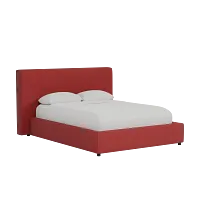 Grayton Elite Red 44" Upholstered Platform Bed