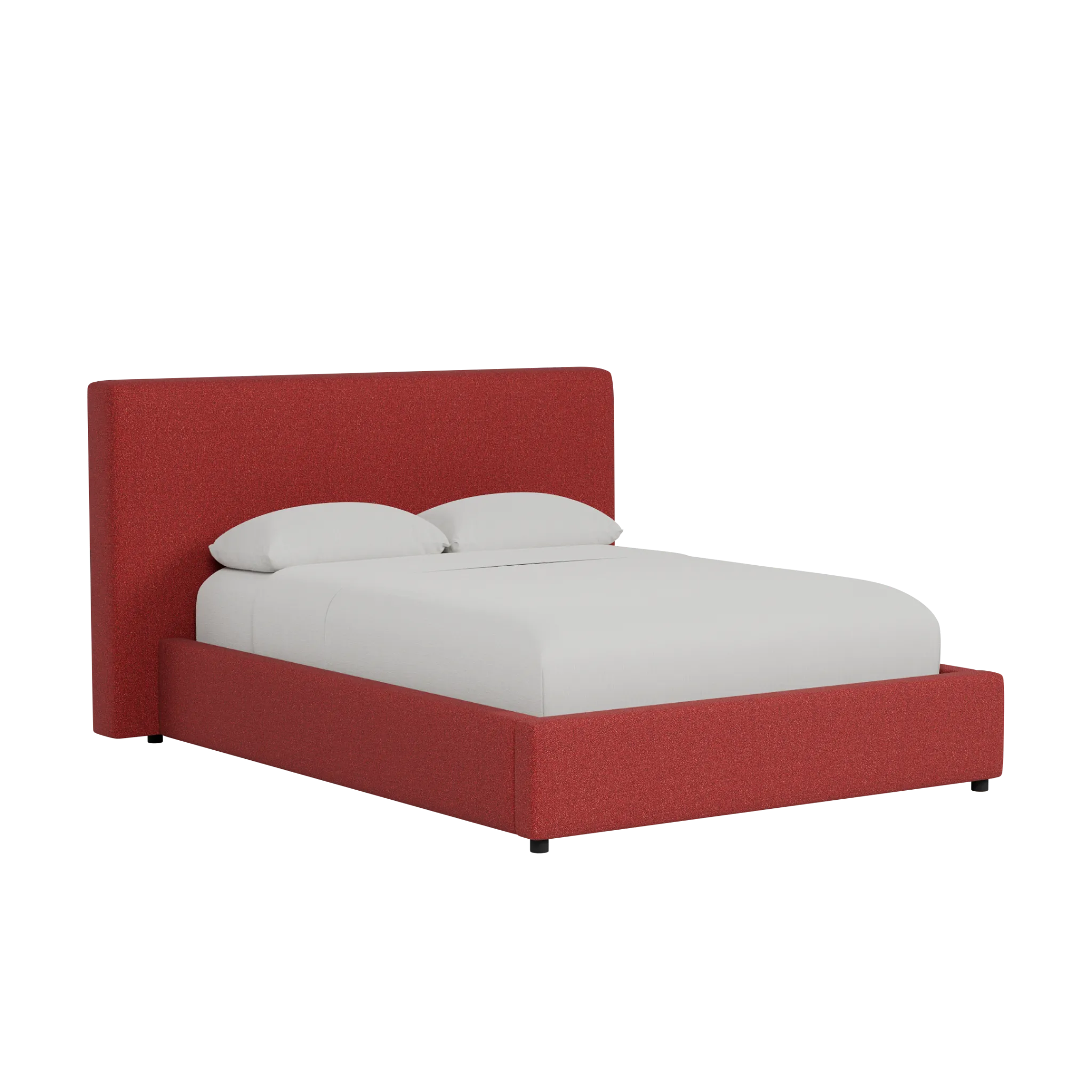 Grayton Elite Red 44" Upholstered Platform Bed