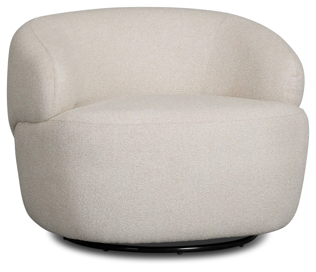 Catalina Beige Fabric Swivel Chair Catalina Beige Fabric Swivel Chair