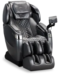 Qi Xe Dark Gray Micro Massage Chair
