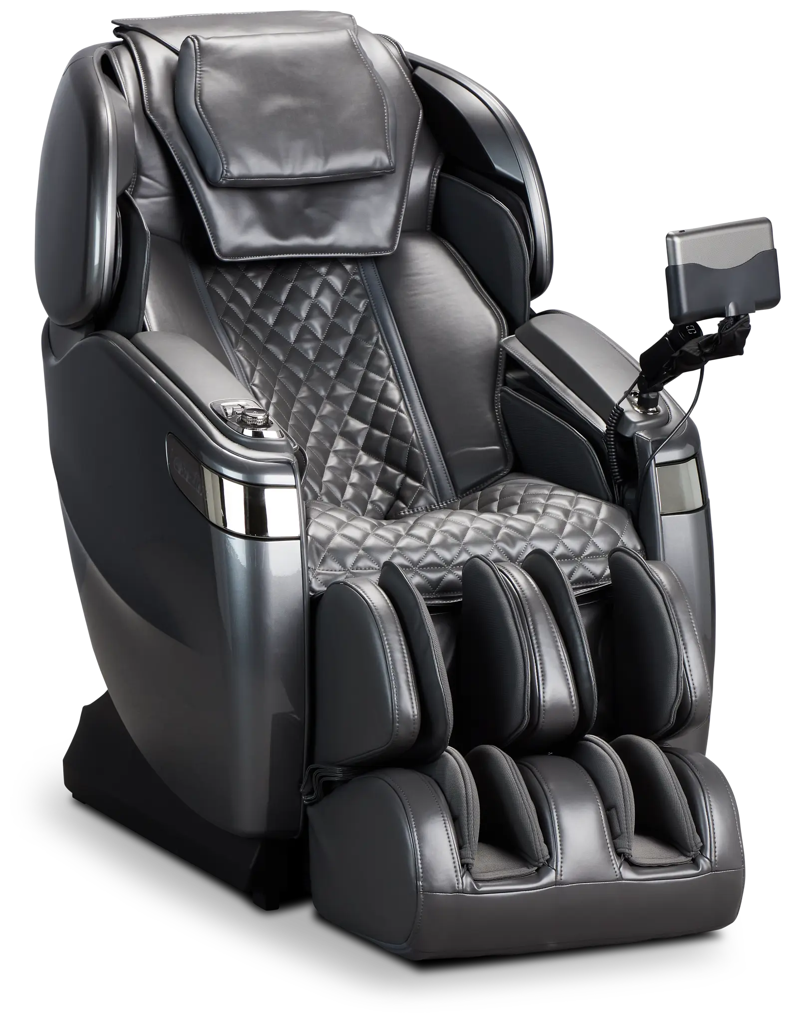 Qi Xe Dark Gray Micro Massage Chair Qi Xe Dark Gray Micro Massage Chair