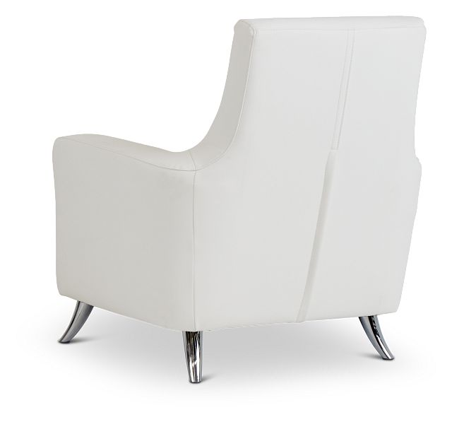 Marquez White Micro Accent Chair