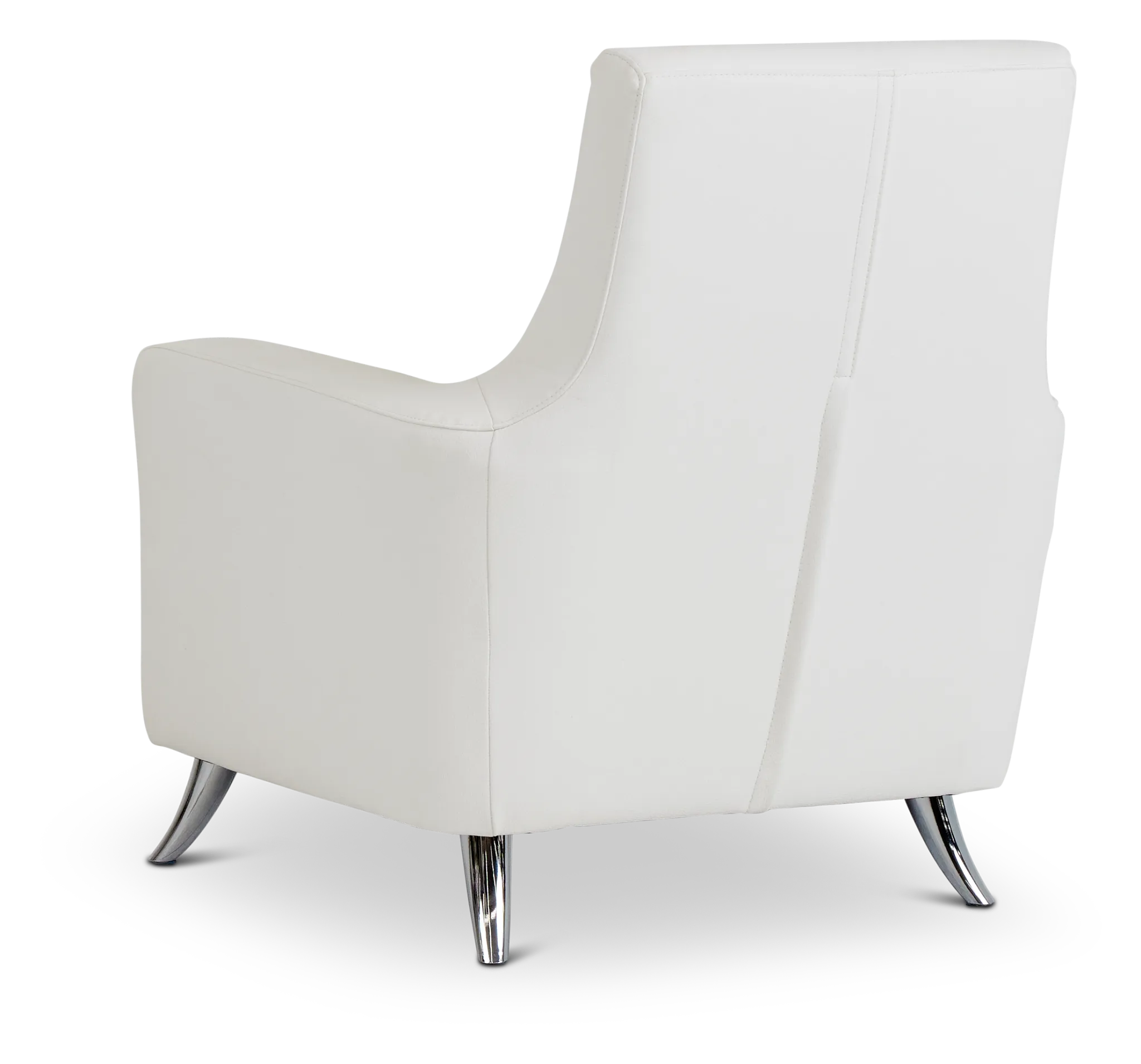 Marquez White Micro Accent Chair
