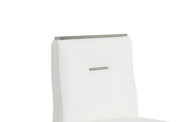 Alameda White 30" Upholstered Barstool