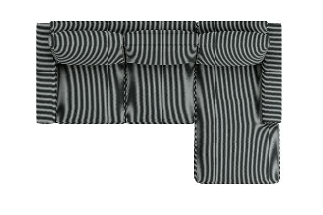 Edgewater Lucy Navy Right Chaise Sectional
