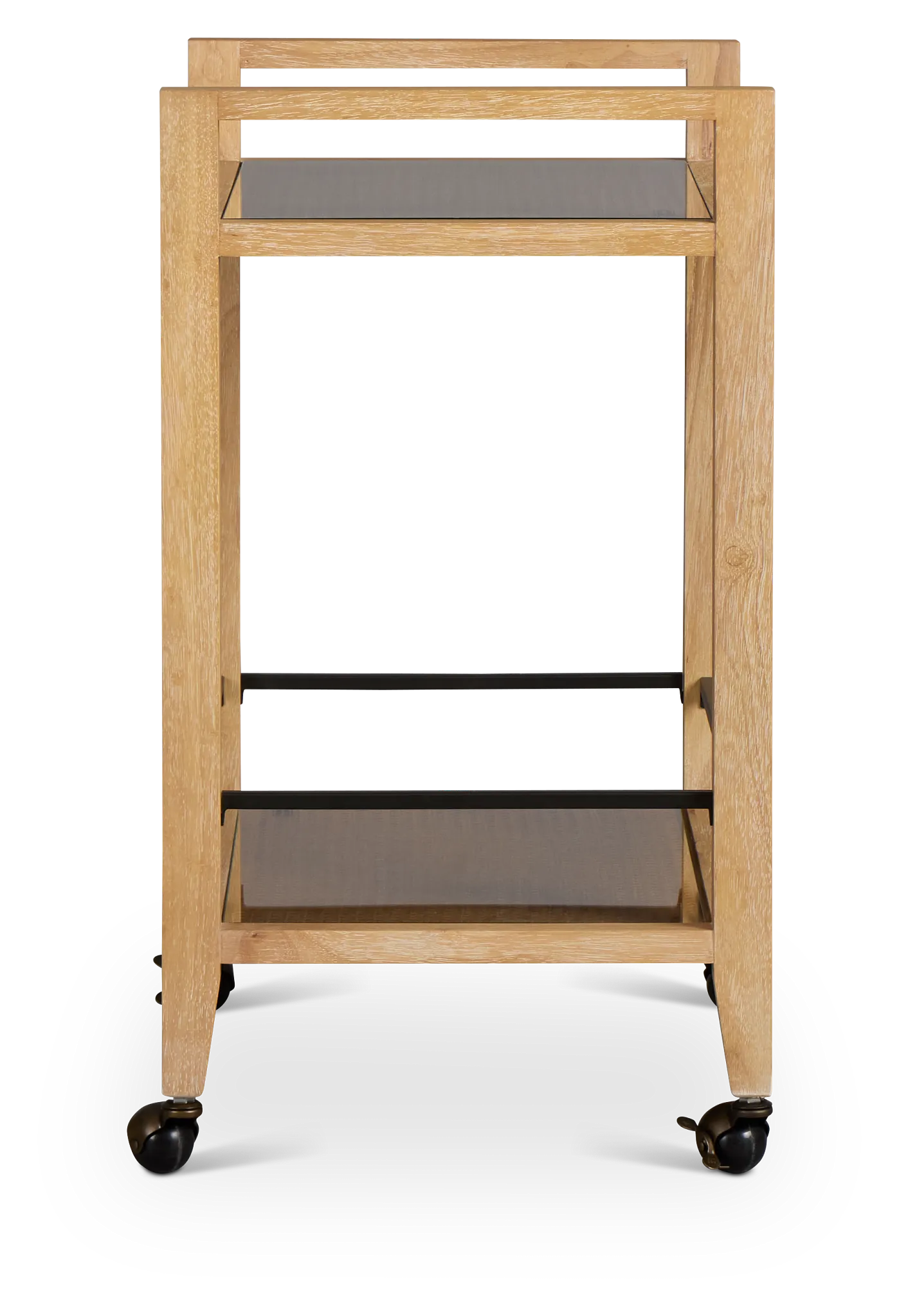 Nantucket Light Tone Woven Bar Cart