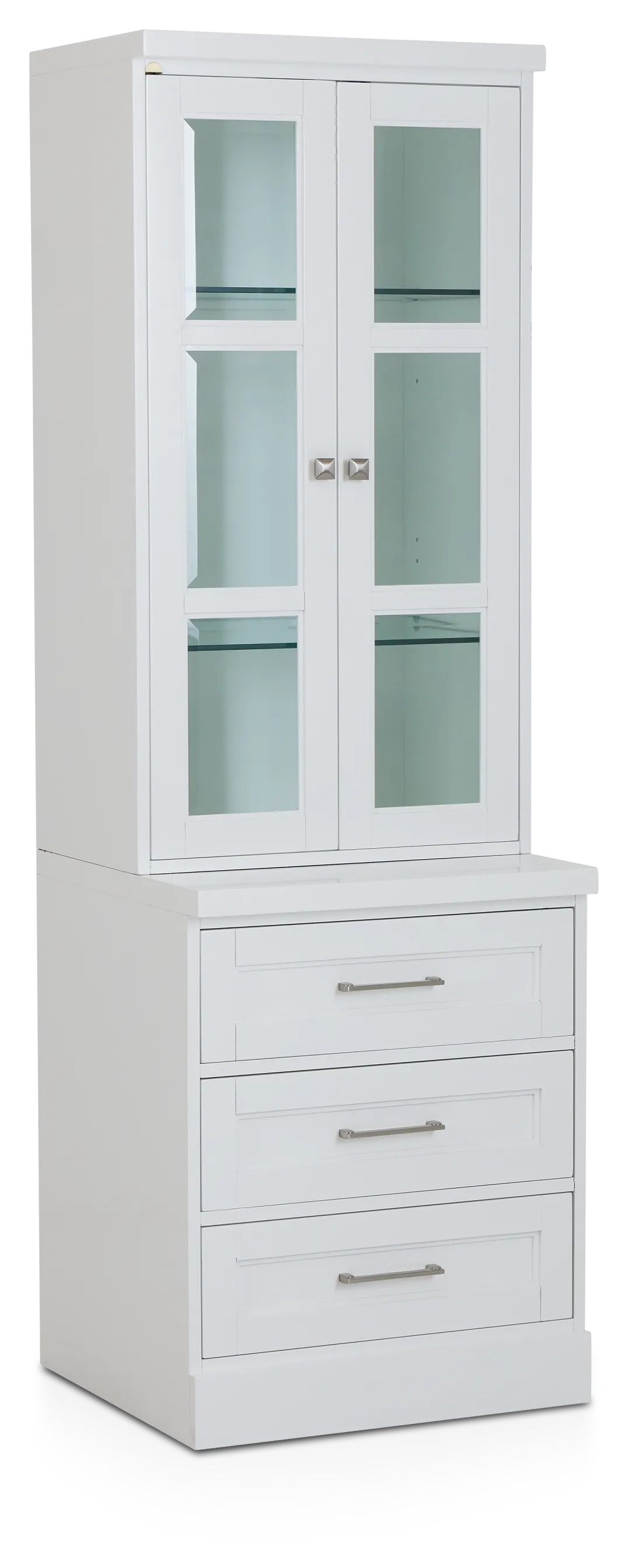 Newport White Drawer Pier