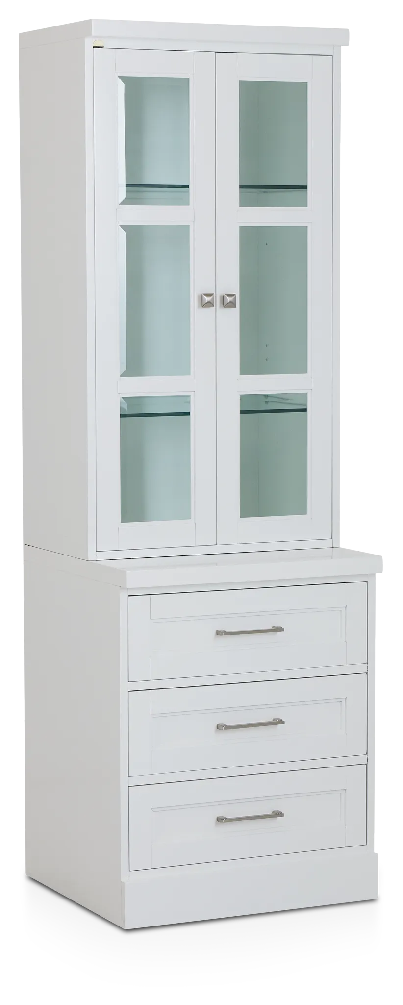 Newport White Drawer Pier