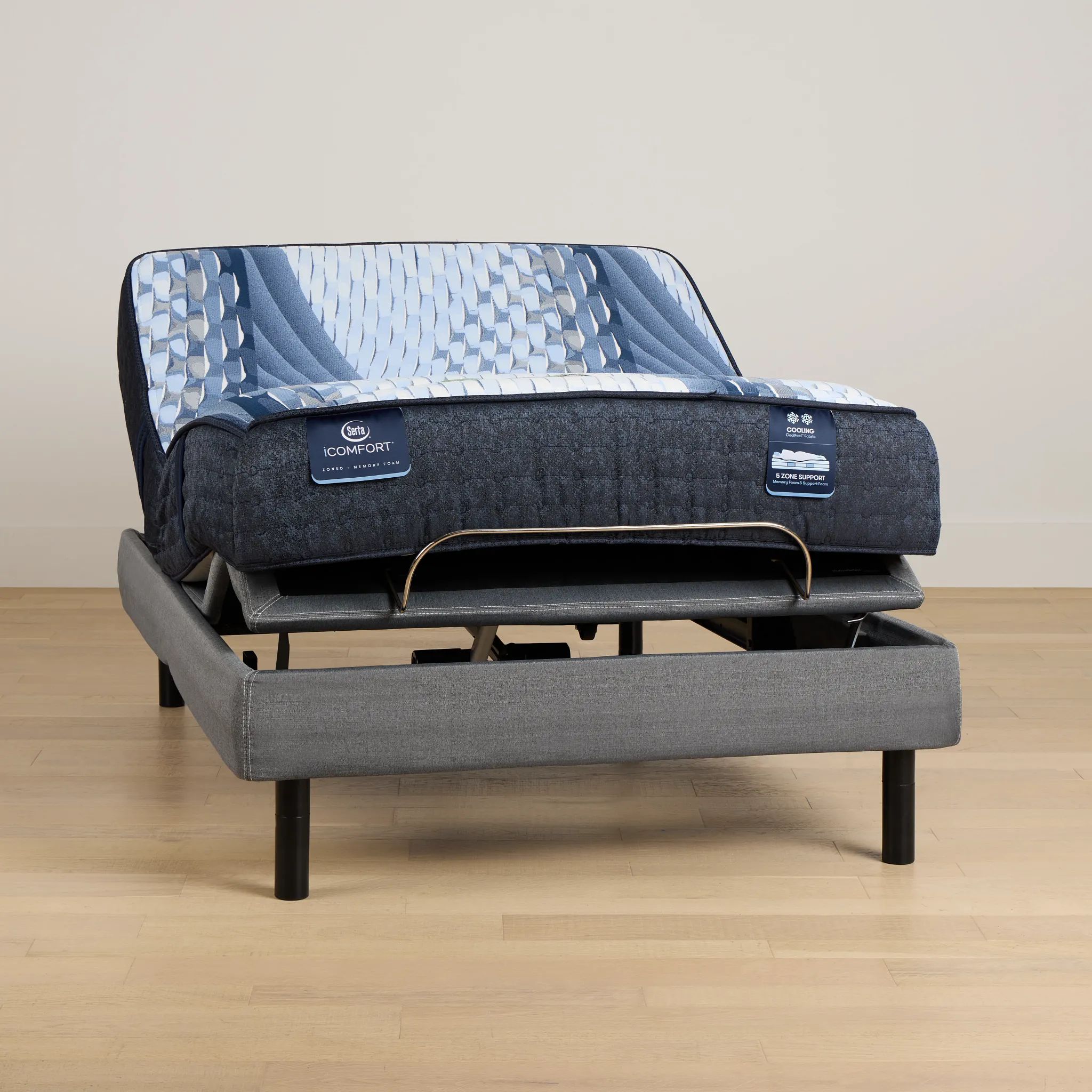 Serta Icomfort Elana Firm Motion Perfect 4 Adjustable Base Set