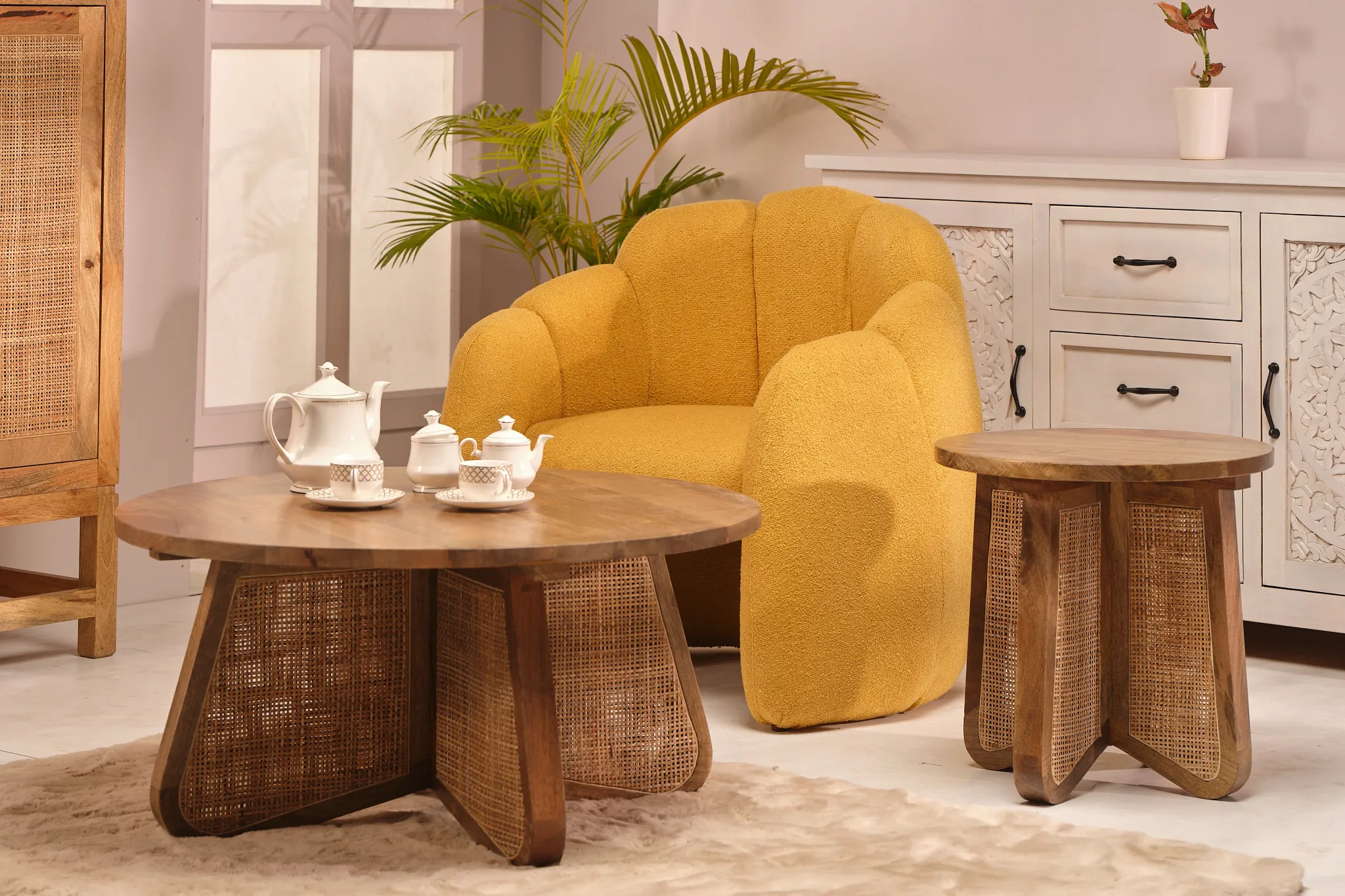 Marli Mid Tone Round Coffee Table