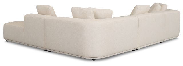 Catalina Beige Fabric Medium Left Chaise Sectional