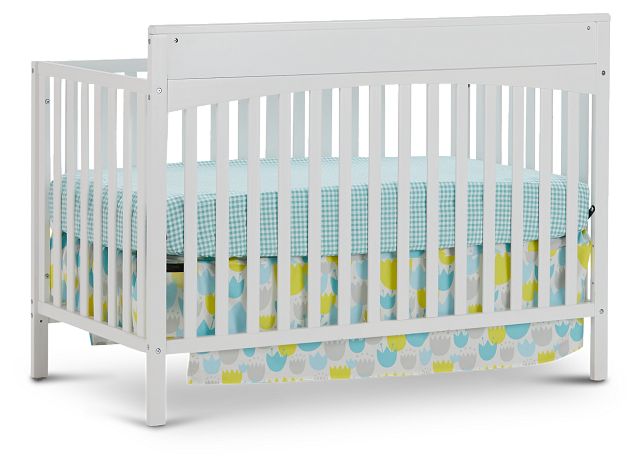 Parker White 4-in-1 Crib