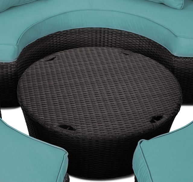Fina Dark Teal Canopy Daybed (10)