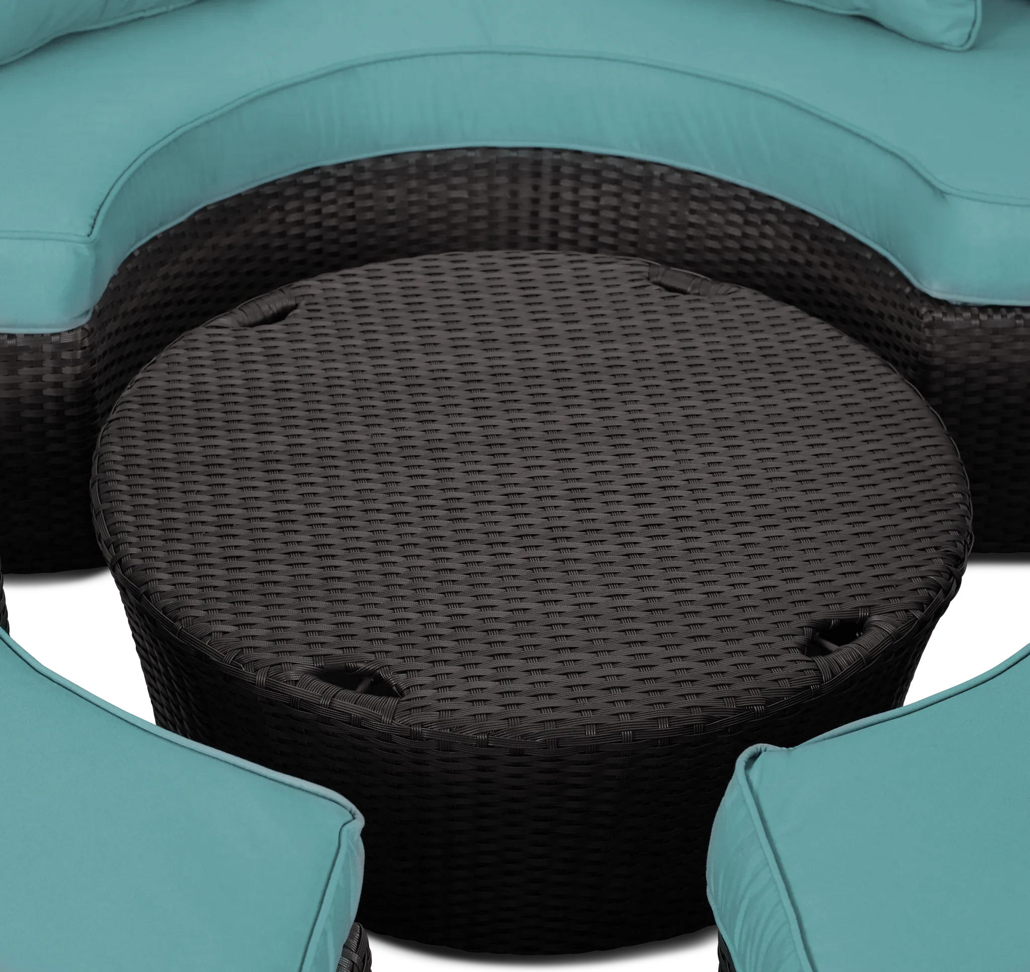 Fina Dark Teal Canopy Daybed