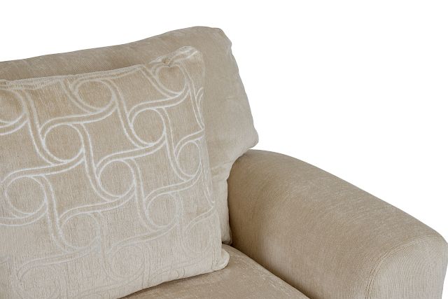 Aria Light Beige Fabric Chair