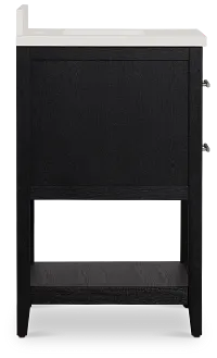 Alden Black 24" Single Bathroom Vanity