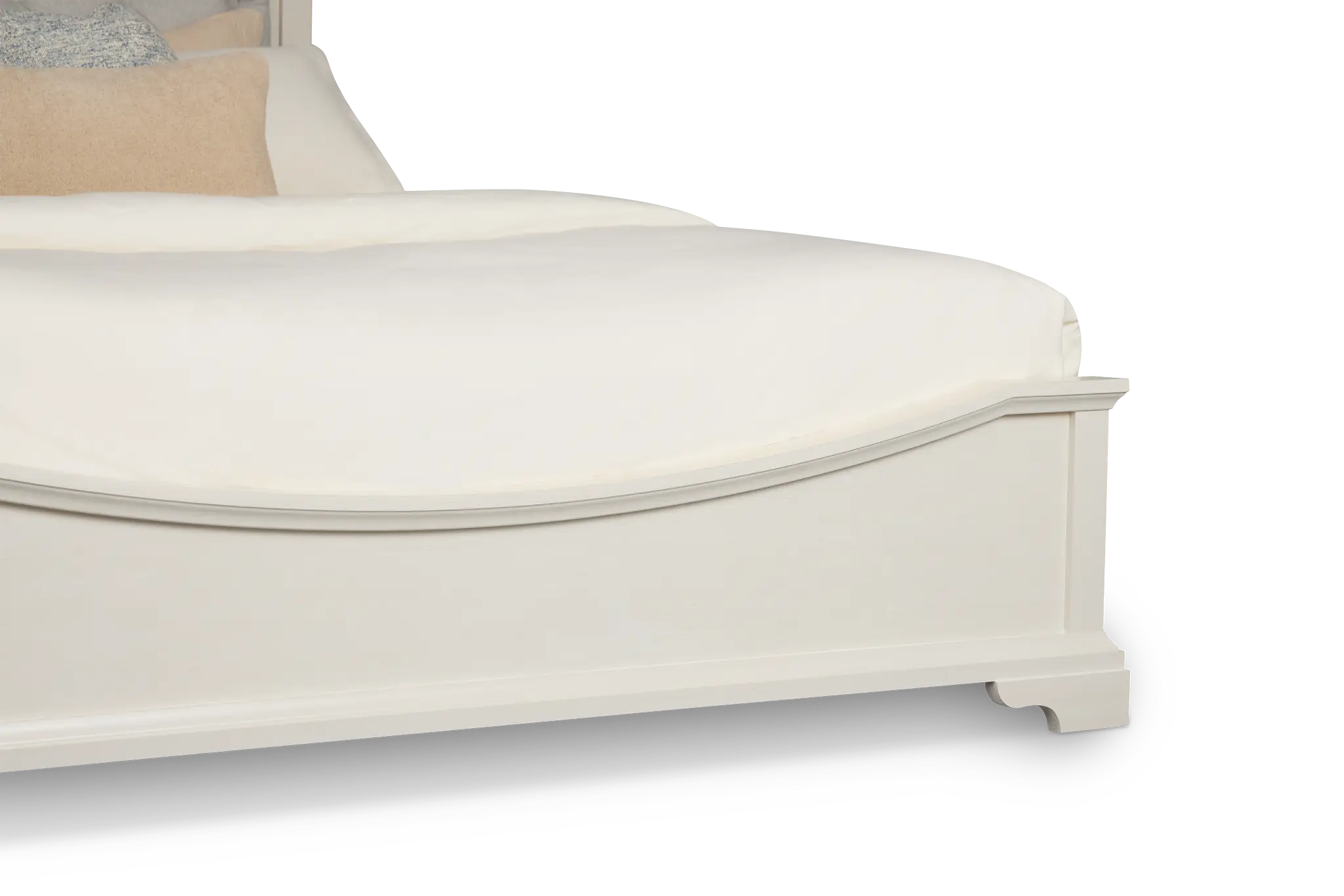 Charlotte White Uph Panel Bed Charlotte White Uph Panel Bed
