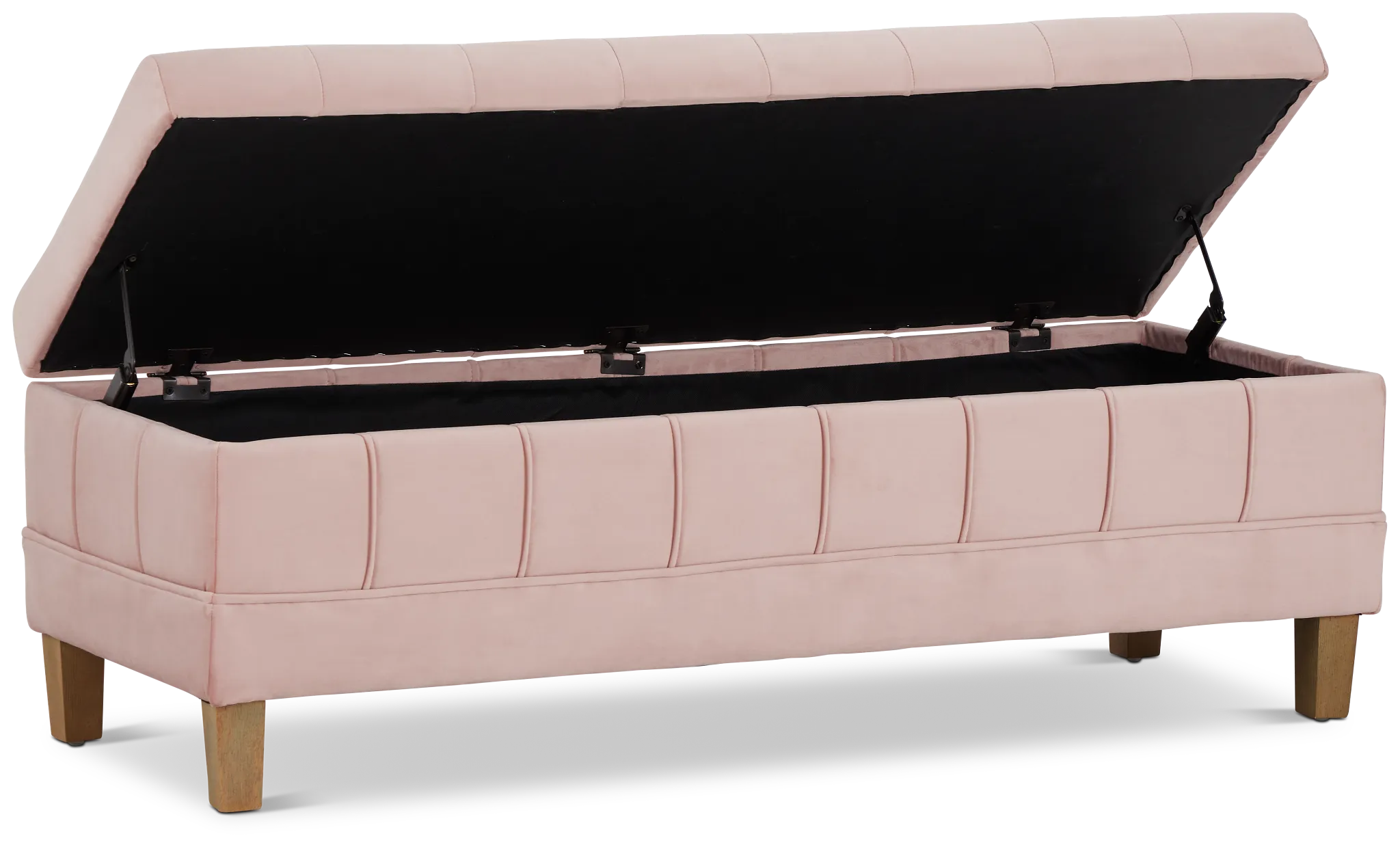 Crosby Pink Storage Bench