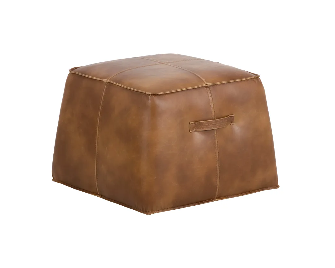 Lenon Brown Accent Ottoman