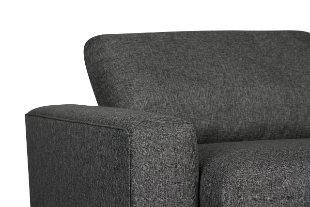 Brantley Dark Gray Fabric Oversized Chair