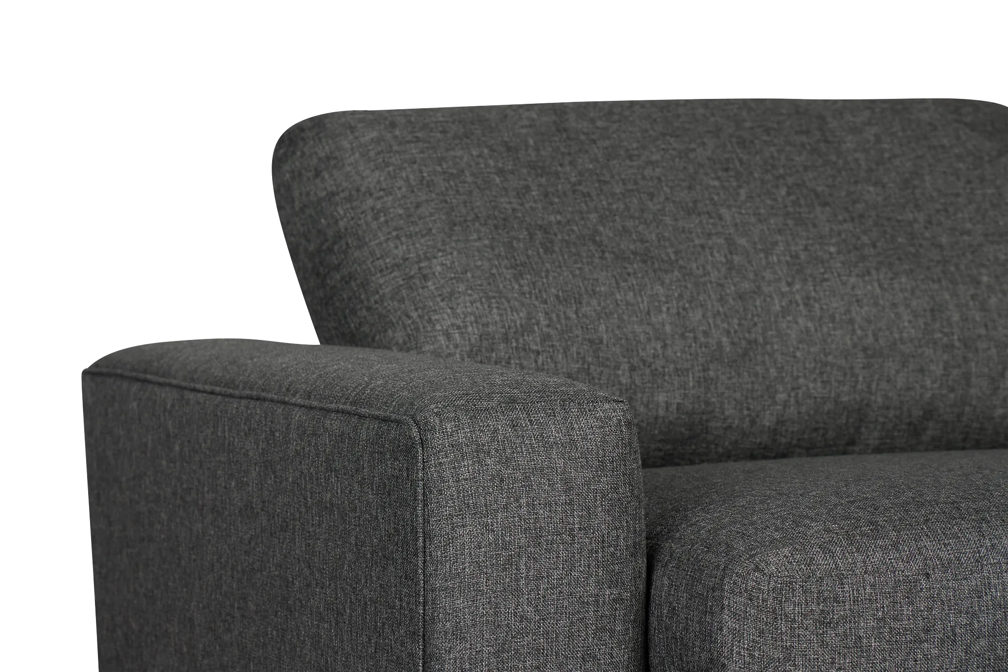 Brantley Dark Gray Fabric Oversized Chair