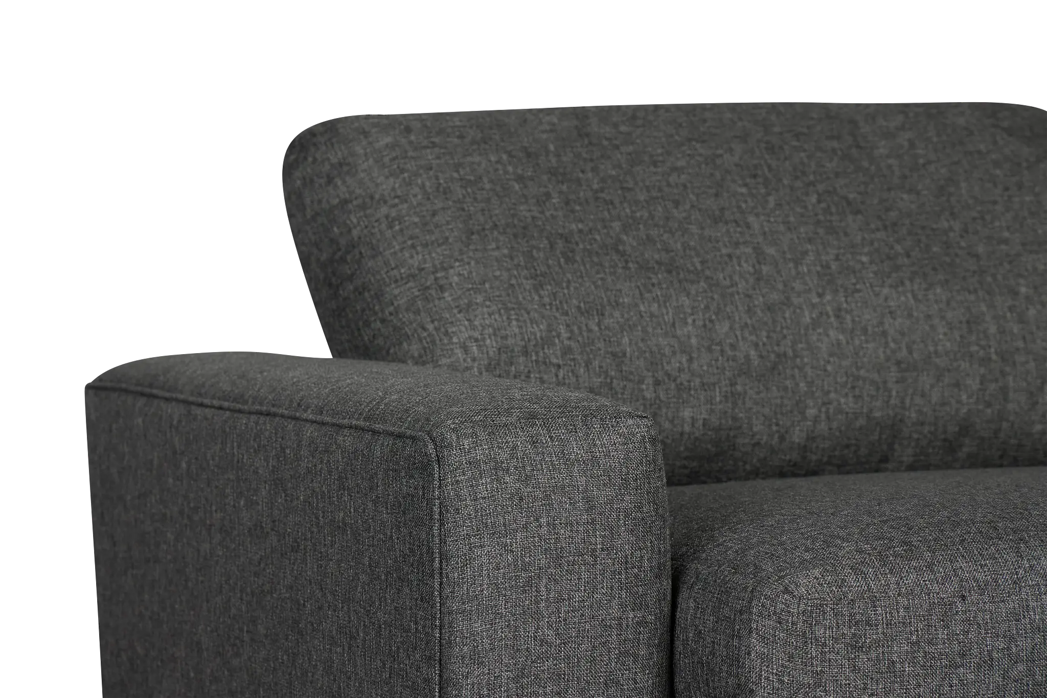 Brantley Dark Gray Fabric Oversized Chair Brantley Dark Gray Fabric Oversized Chair