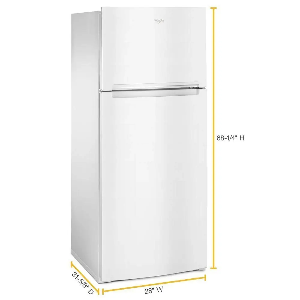 Whirlpool 518 Series White Top Freezer Refrigerator Whirlpool 518 Series White Top Freezer Refrigerator