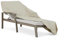 Khaki Small Outdoor Chaise Cover