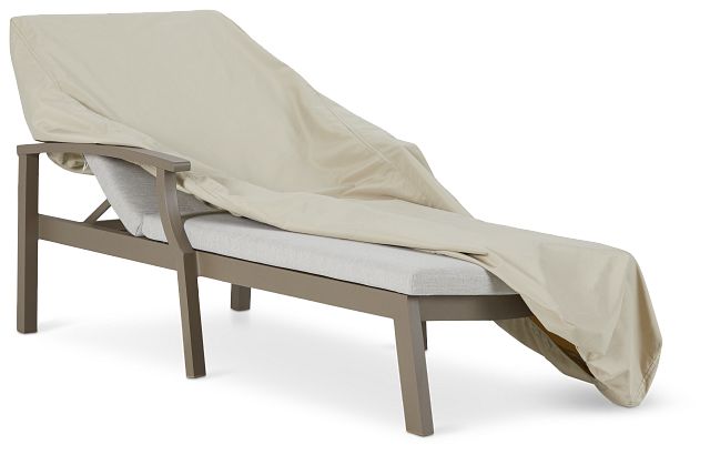 Khaki Small Outdoor Chaise Cover (1)