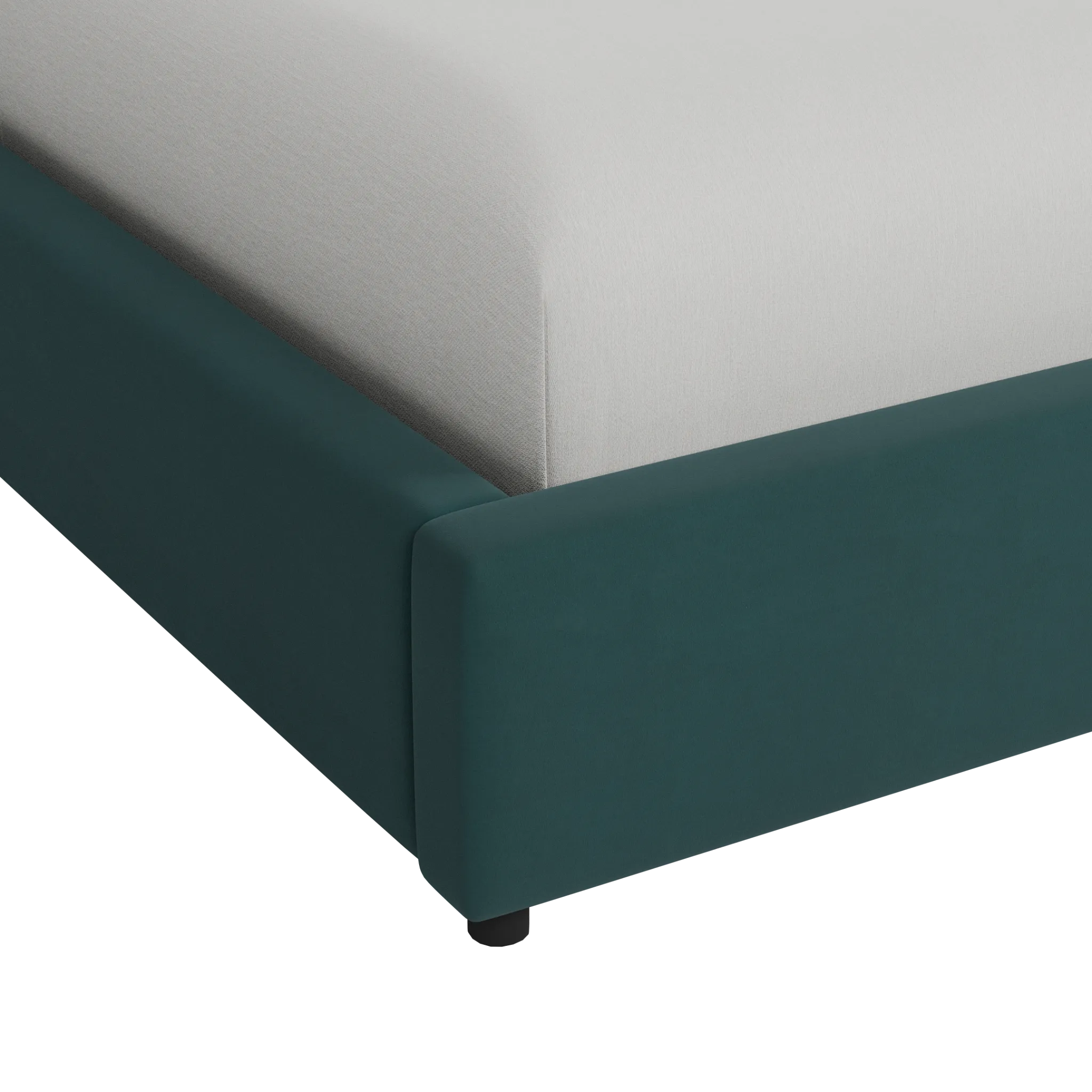 Grayton Joya Green 44" Upholstered Platform Bed