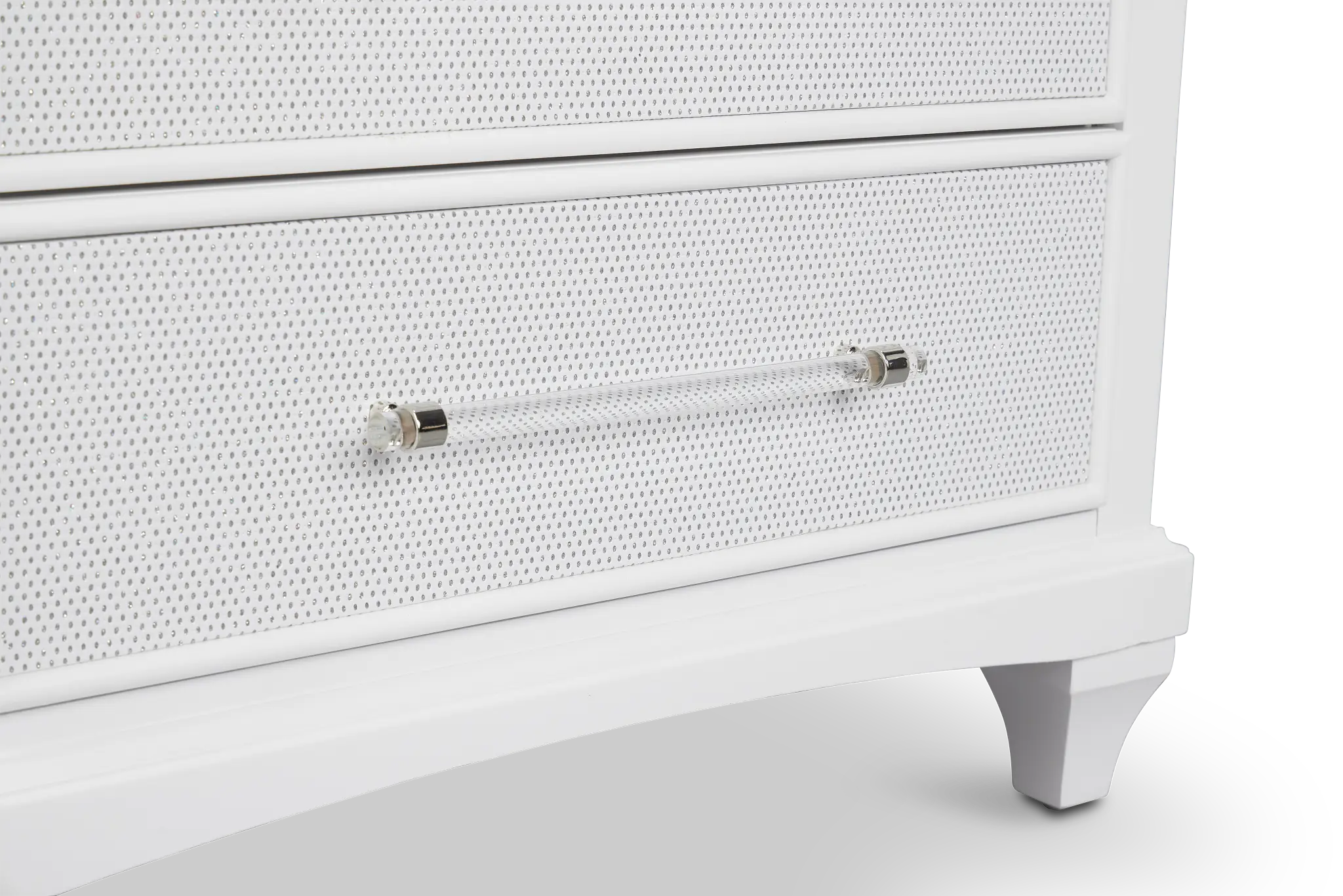 Milan White 2-drawer Nightstand Milan White 2-drawer Nightstand