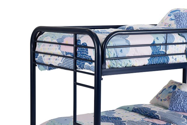 Franklin Navy Metal Bunk Bed Baby, Navy Bunk Beds