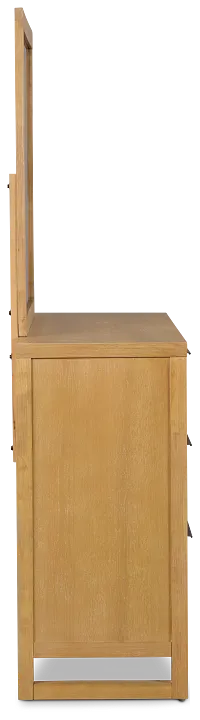Williamsburg Light Tone Dresser & Mirror